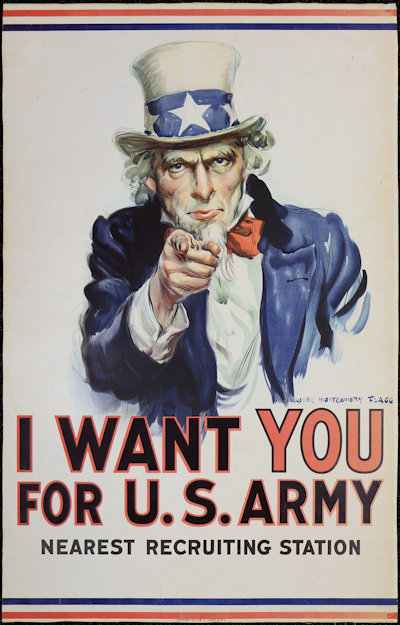 U.S. Military - I Want You Ad Photo