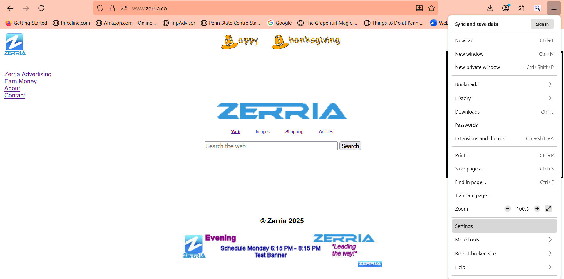 Make Zerria Your Default Search Engine Photo
