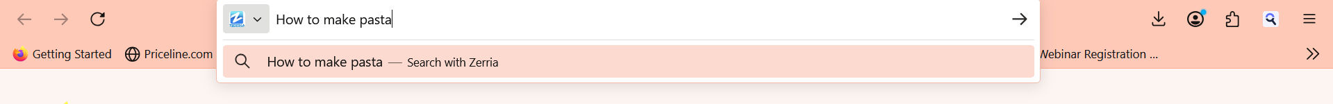 Make Zerria Your Default Search Engine Photo